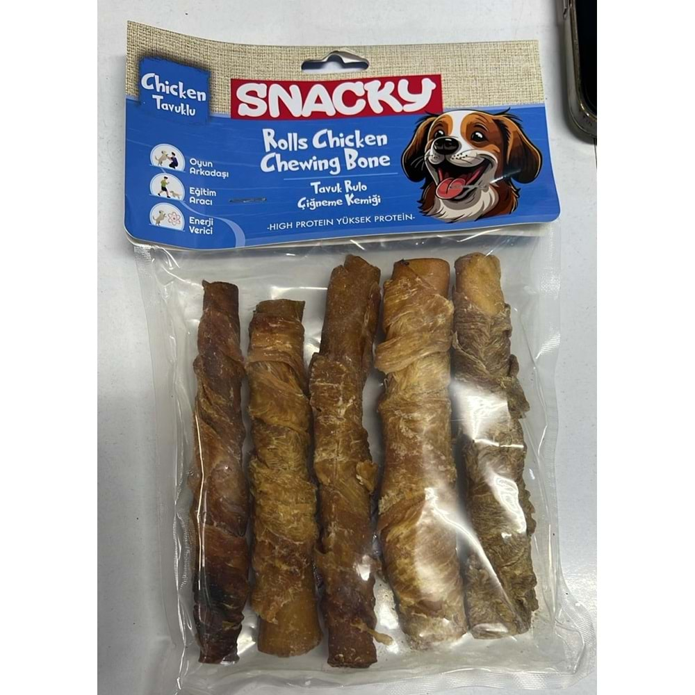 SNACKY SMOKED ROLLS WITH CHICKEN 3-100G