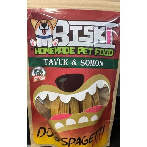 BISKI DOG SPAGETTİ ÖDÜL TAVUK-SOMON 50G