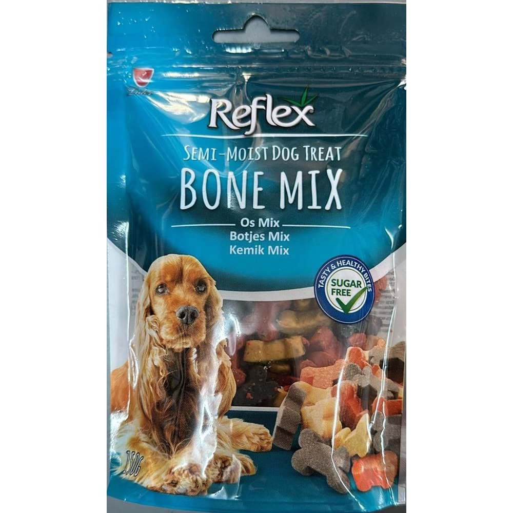 REFLEX SEMI-MOIST DOG KEMİK MİX ÖDÜL 150G