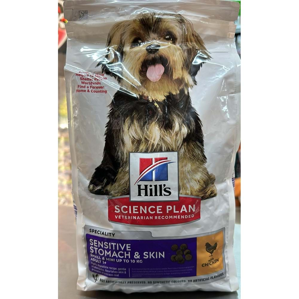 HİLLS SP DOG MINI HASSAS MİDE VE DERİ 1,5KG