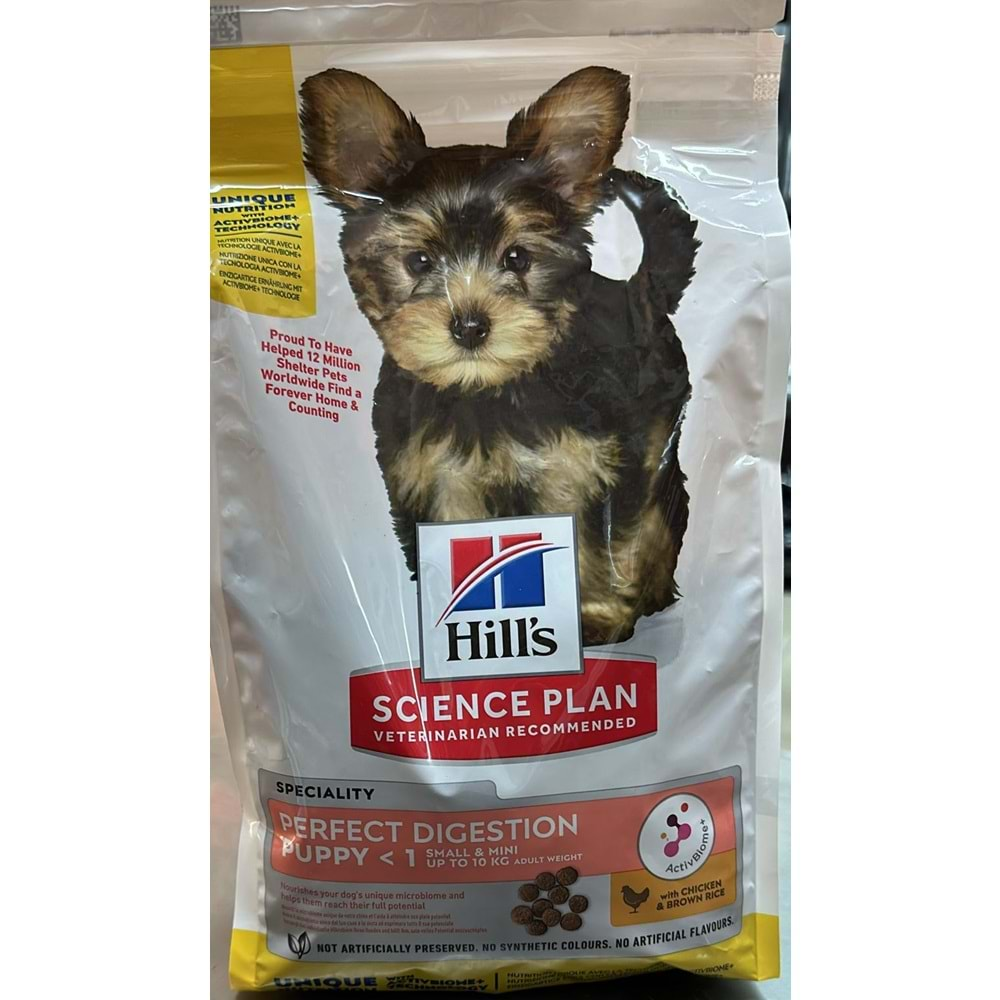 HİLLS SP MS YAVRU KÖPEK SİNDİRİM 1,5KG