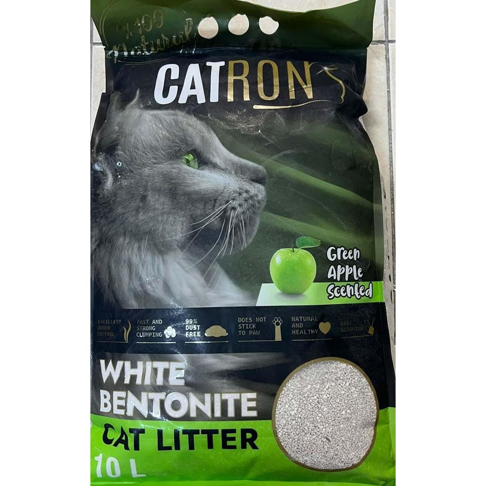 CATRON GREEN APPLE KEDİ KUMU 10L