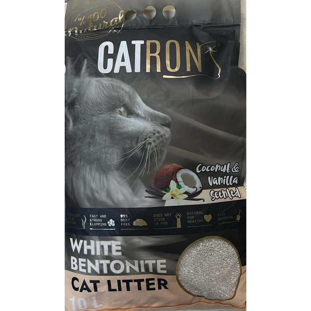 CATRON COCONUT-VANILLA KEDİ KUMU 10L