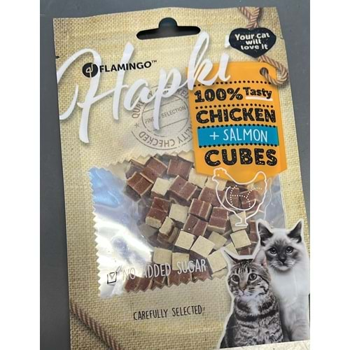 HAPKI CUBES WITH CHICKEN AND SALMON 50G