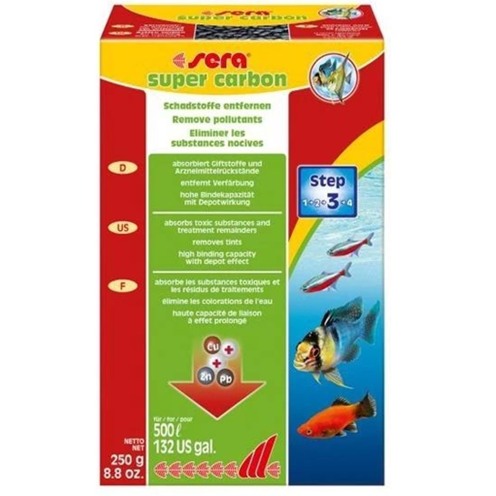 SERA SUPER CARBON 250G