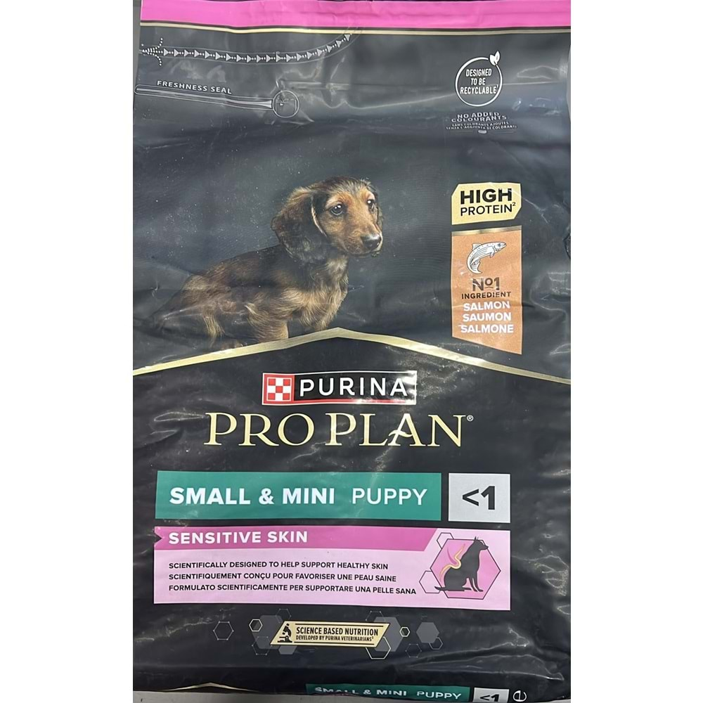 PROPLAN SMALL&MINI PUPPY SENSITIVE SKIN 3KG