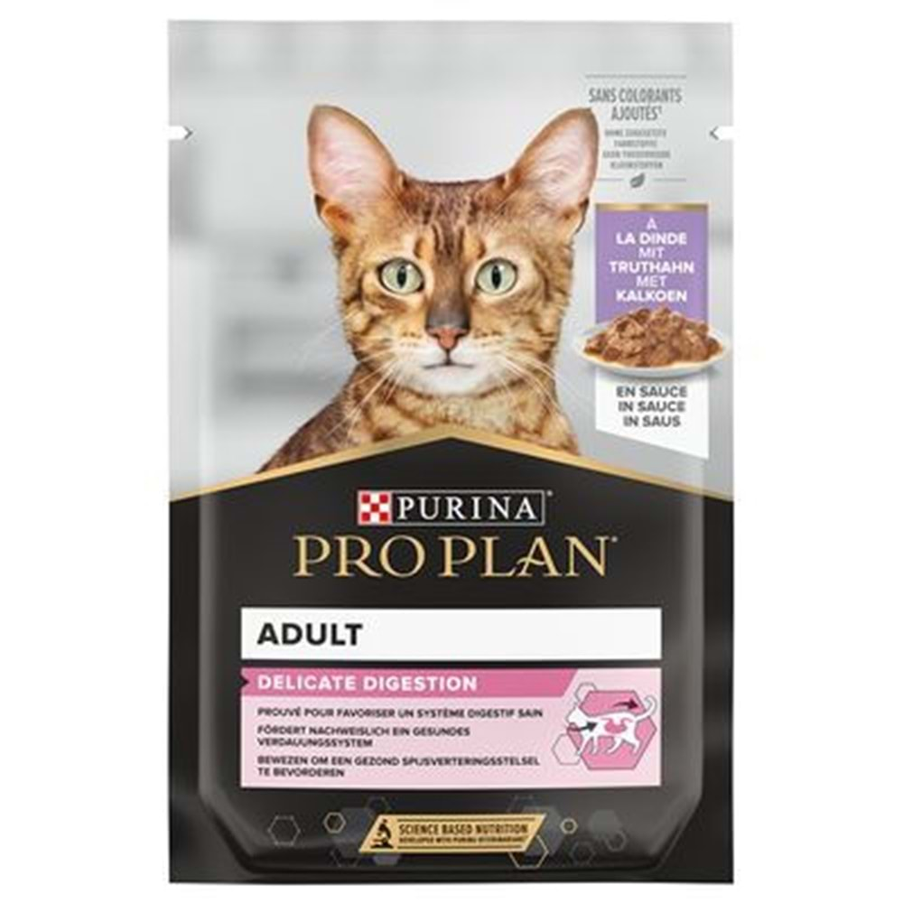 PROPLAN DELICATE DİGESTION CAT GİGO FİSH 85G