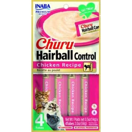 CHURU HAIRBALL CAT 4X14G