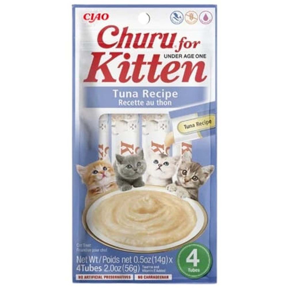 CHURU KITTEN TUNA 4PCS