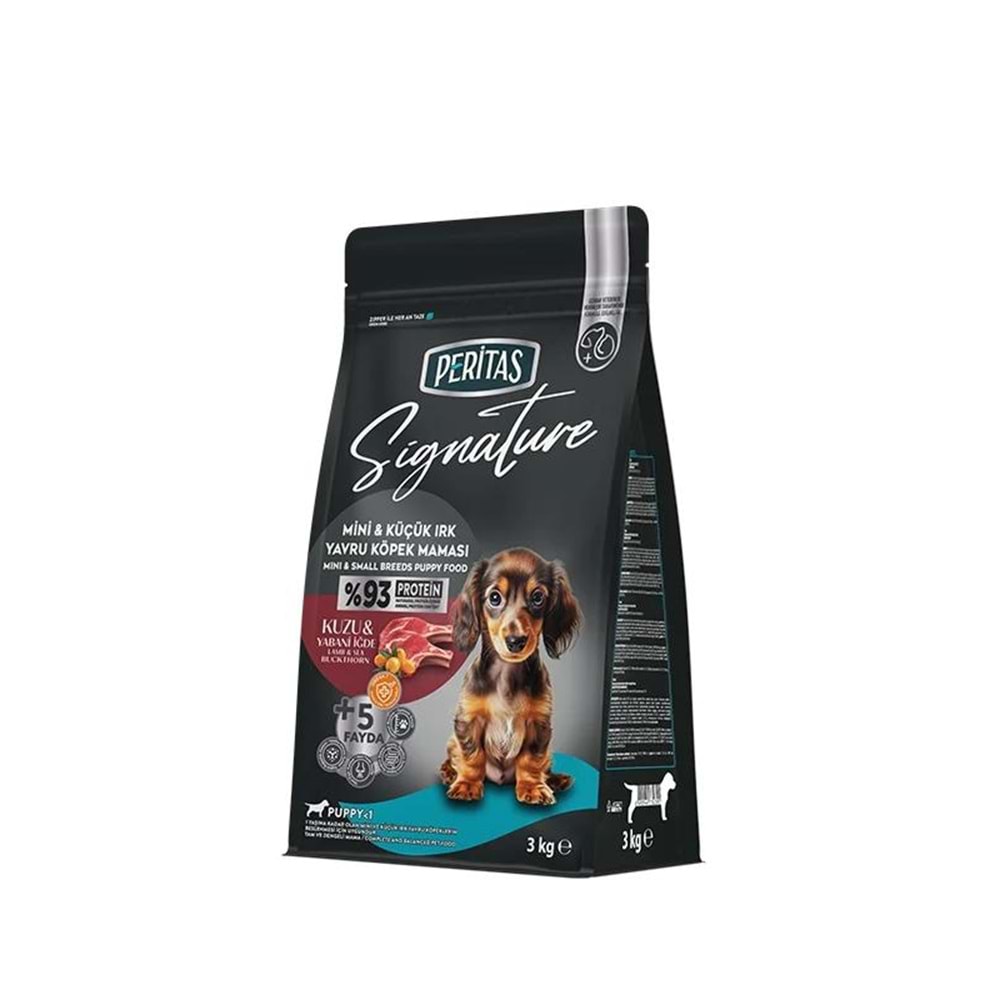 PERİTAS SİGNATURE MİNİ&SMALL PUPPY LAMB 3KG