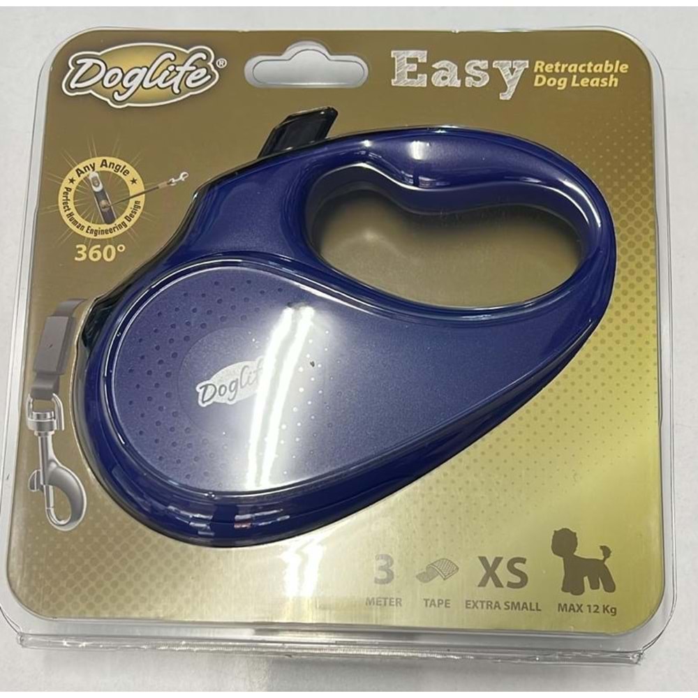 DOGLIFE GEZDİRME 3 METRE MAVİ (XS)
