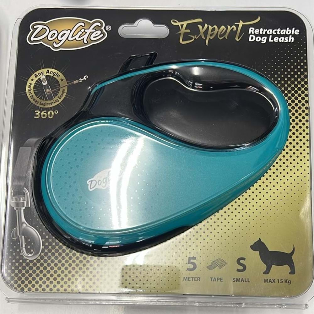DOGLIFE GEZDİRME 5 METRE TURKUAZ (S)