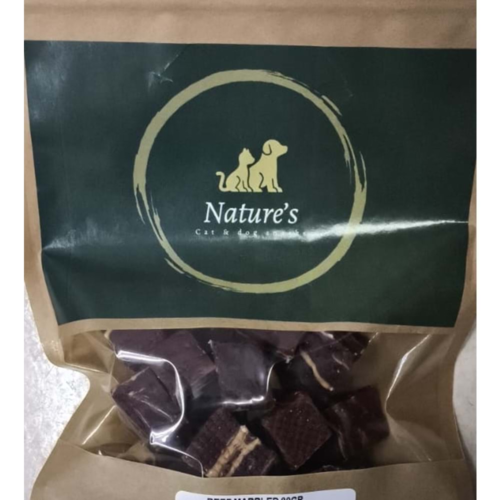NATURES BEEF MARLED 80GR