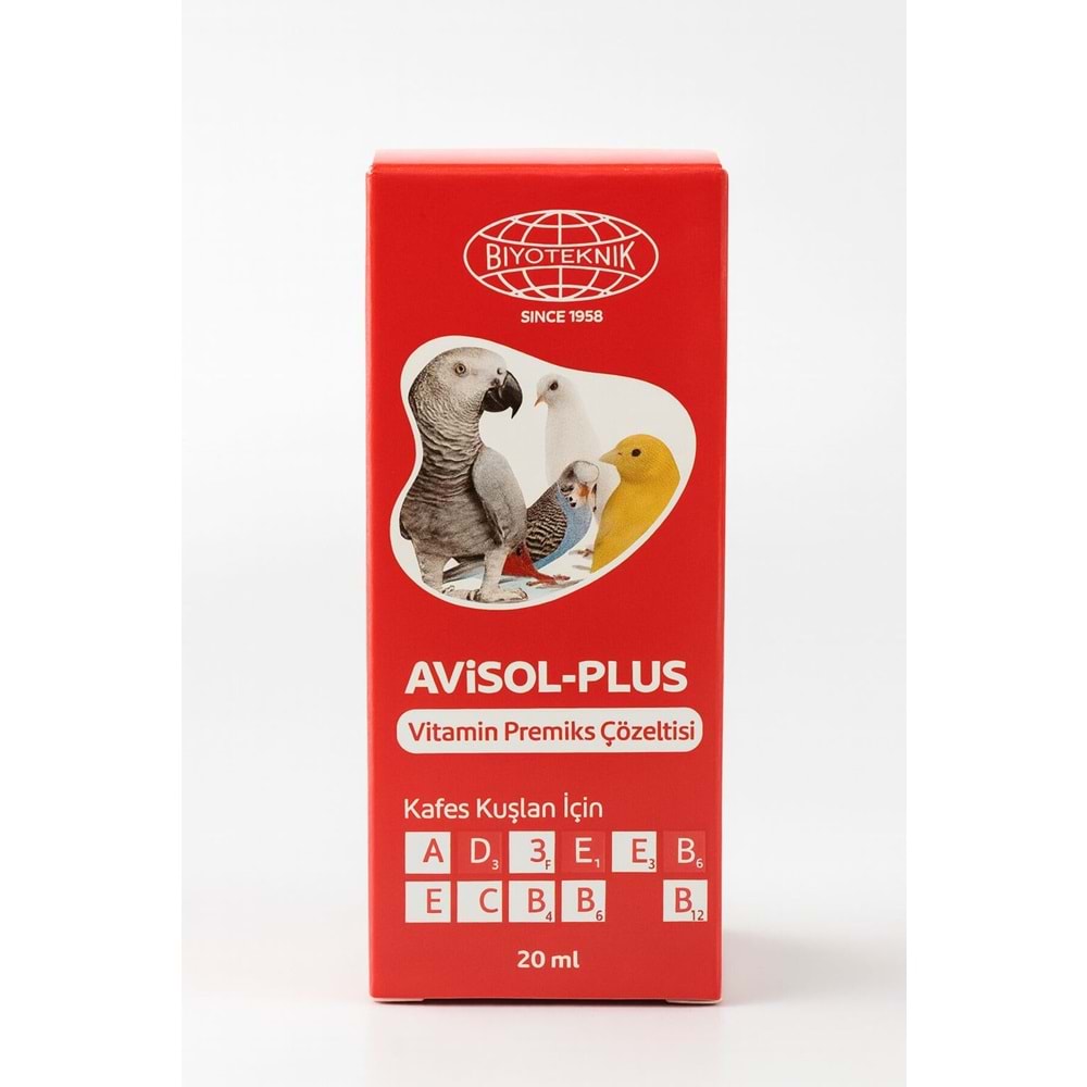 AVİSOL-PLUS VİTAMİN PREMİKS ÇÖZELTİ 20ML