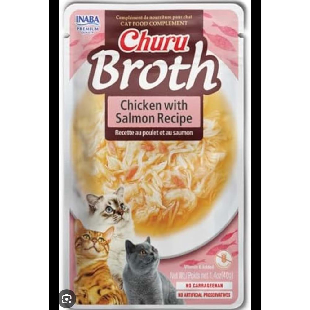 CHURU BROTH CHICKEN SALMON CAT