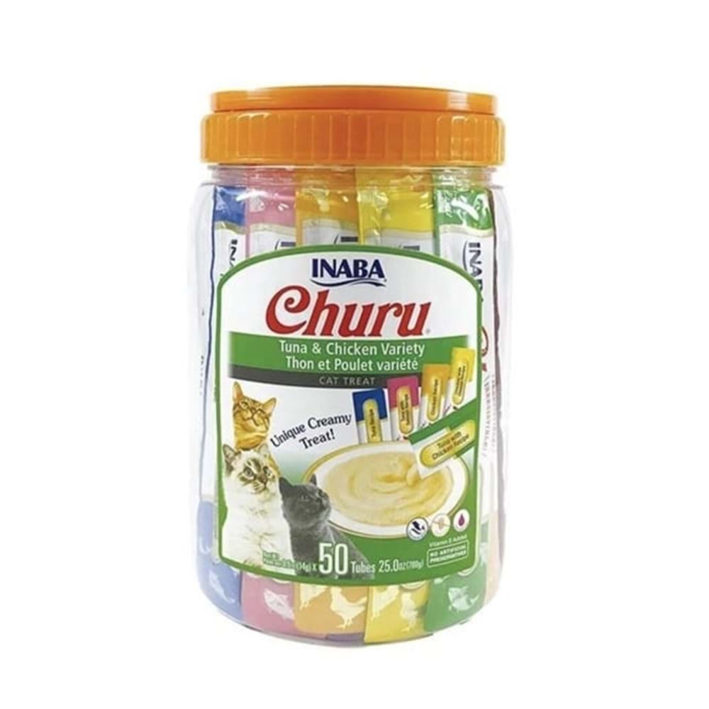CHURU CAT MULTİPACK 50PC TUNA-CHICKEN