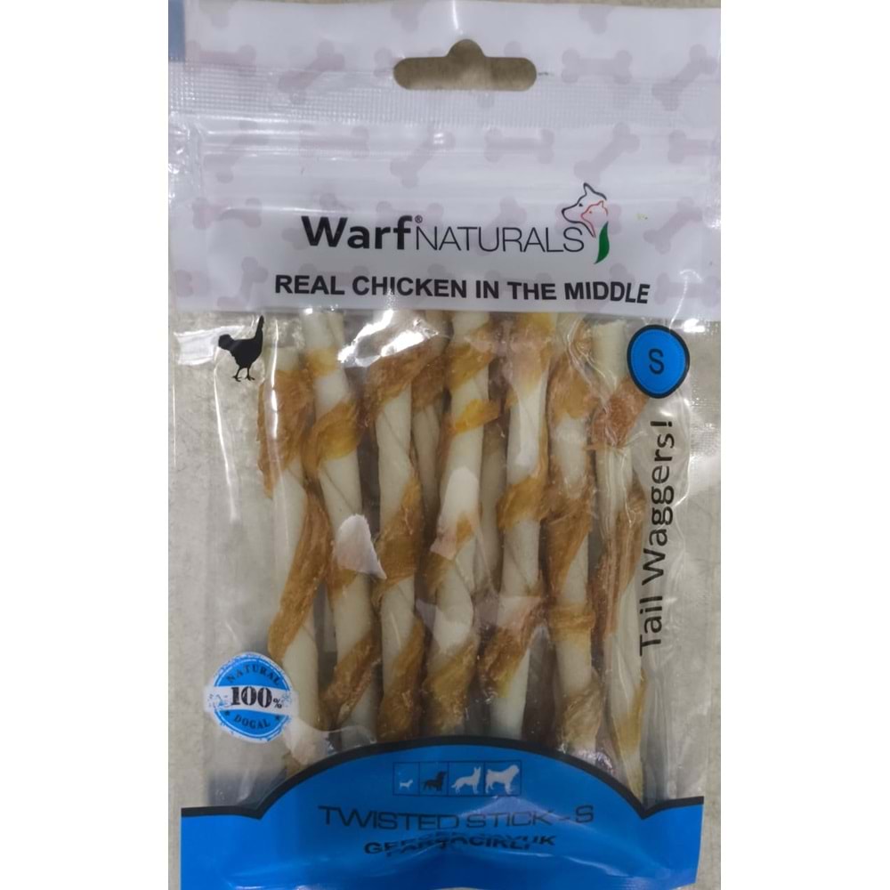 WARF TAVUKLU BURGU KEMİK 12CM 10LU 90G