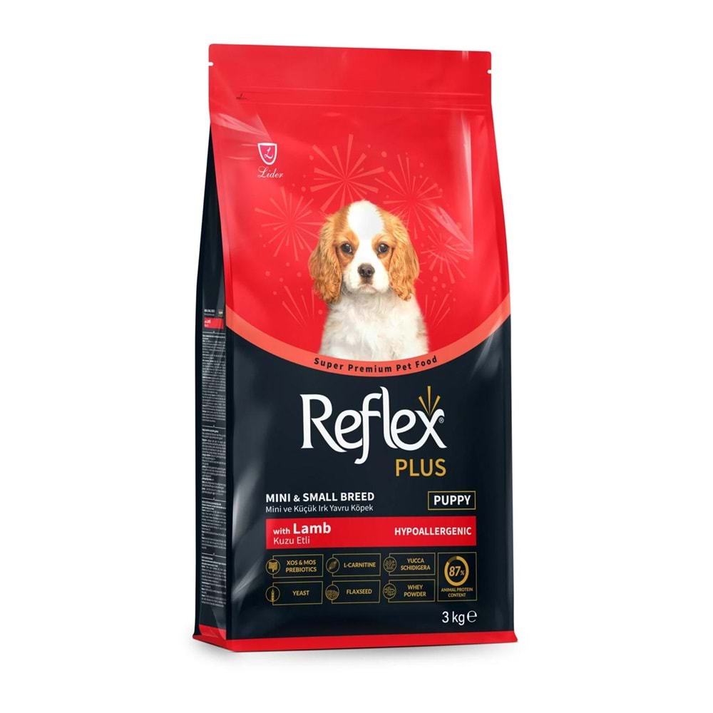 REFLEX PLUS MINI-SMALL PUPPY LAMB 3KG