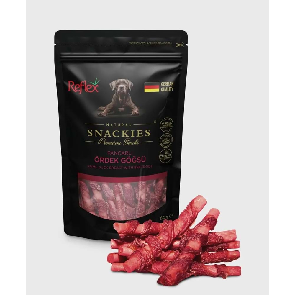 REFLEX SNACKIES PANCARLI ÖRDEK GÖĞSÜ 80G