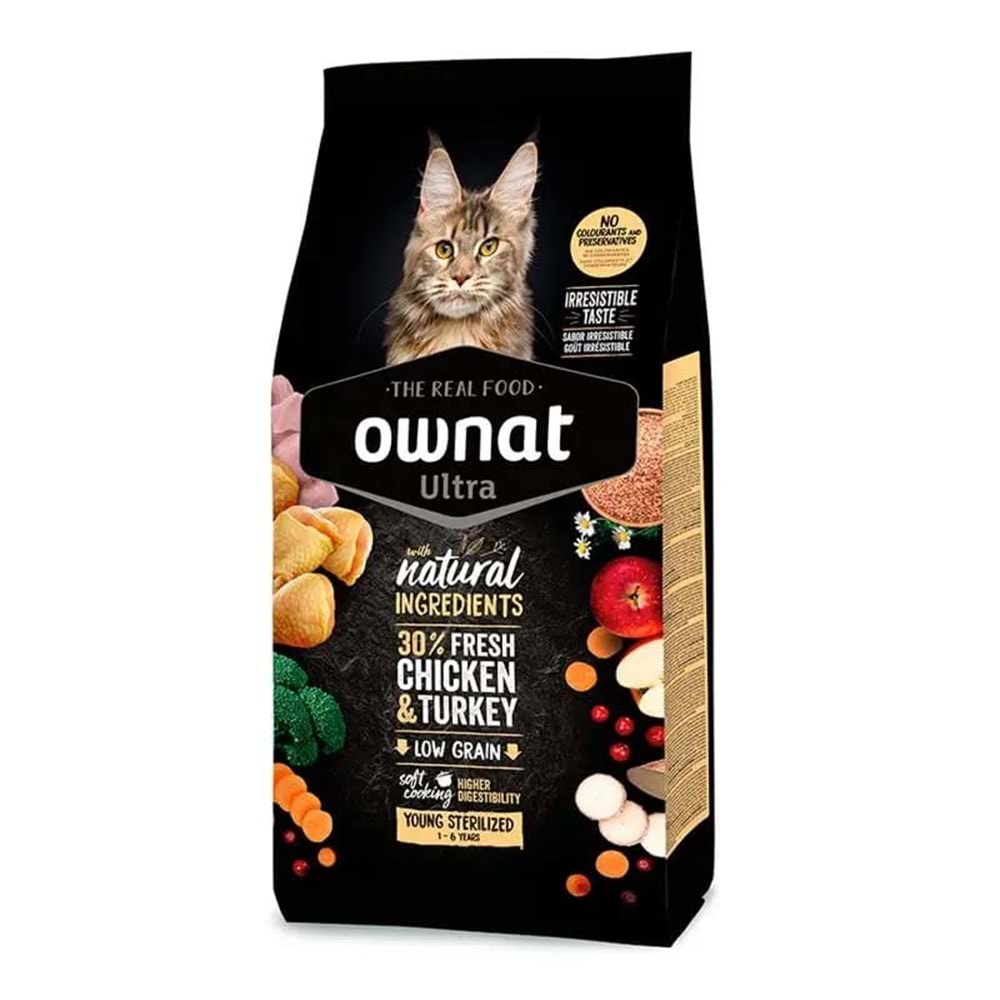 OWNAT ULTRA YOUNG STERLISED CAT 3KG
