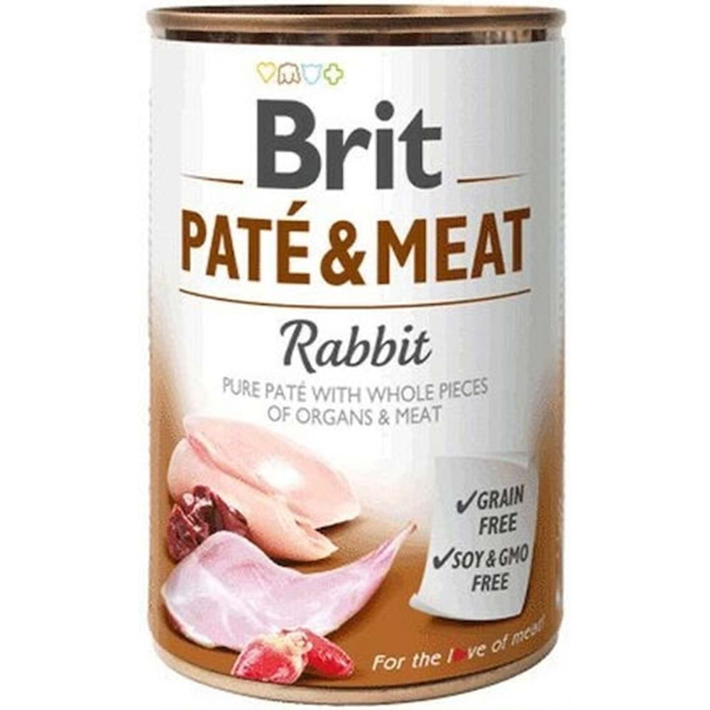 BRİT CARE PATE&MEAT RABBİT 800G