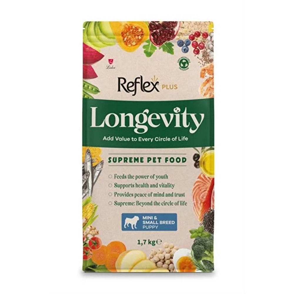 REFLEX PLUS LONGEVITY MINI SMALL BREED PUPPY 1700G