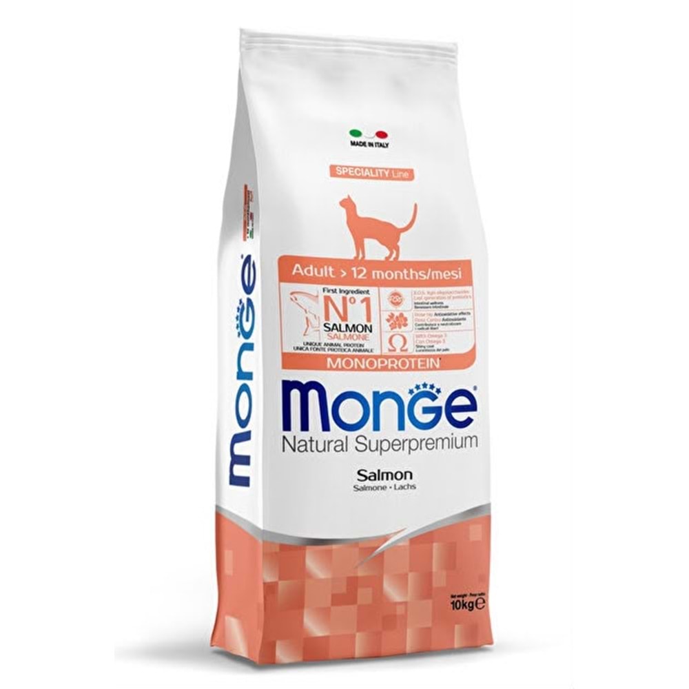 MONGE ADULT CAT SALMON 10KG