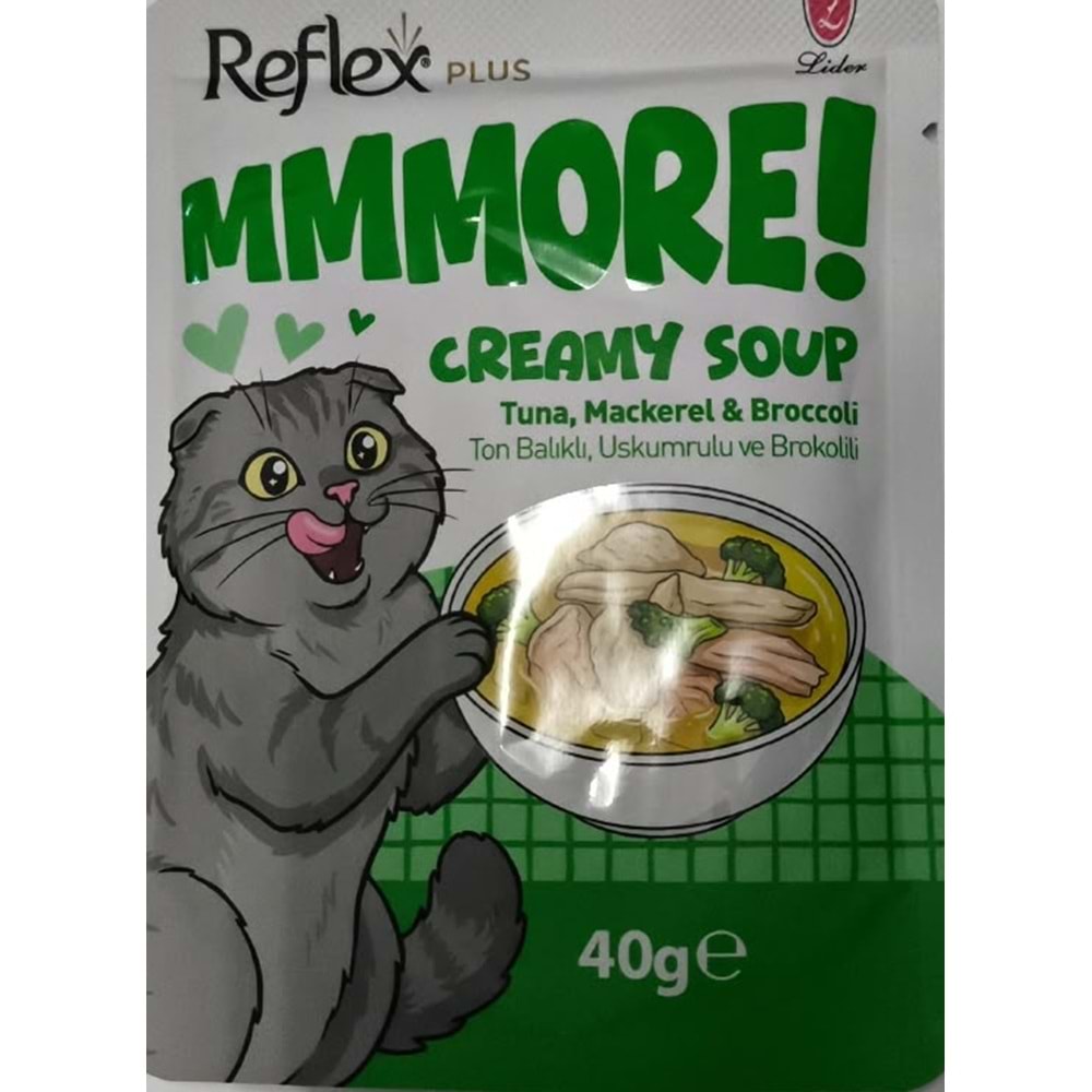 REFLEX PLUS GUSTO SOAP TUNA MACKEREL BROCOKLİ 40GR