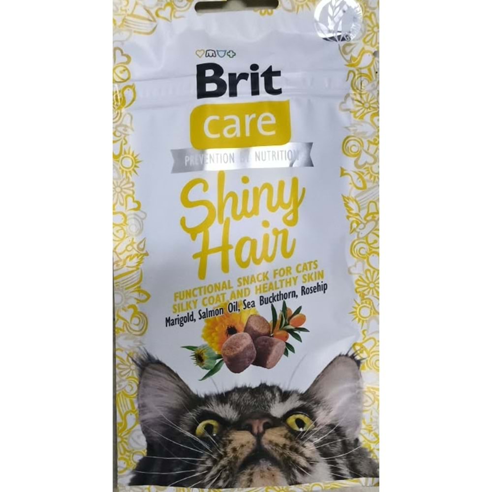 BRIT CARE CAT SHINY HAİR 50G